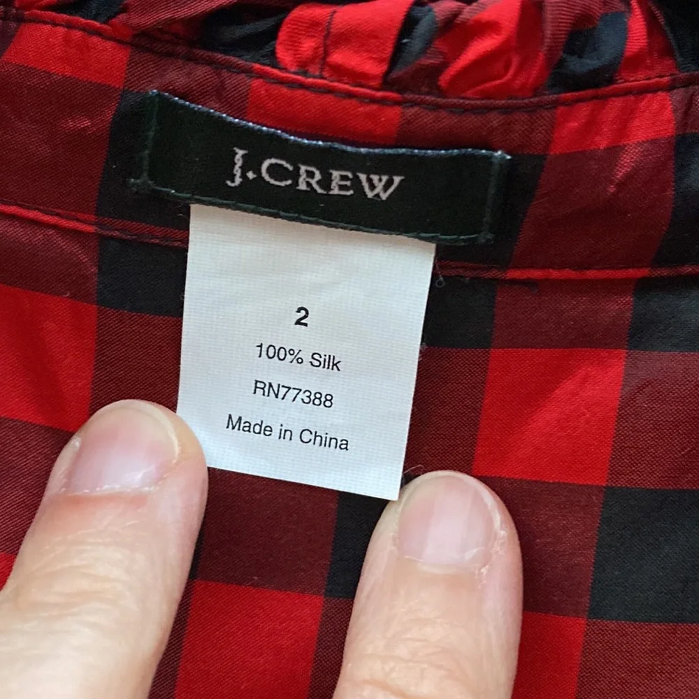 J. Crew silk top
